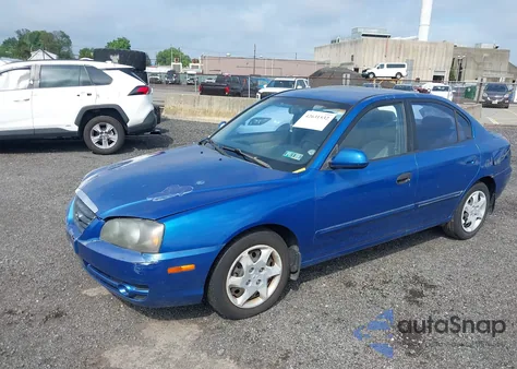 2004 Hyundai Elantra Gls/Gt z USA, uszkodzony, nr VIN KMHDN46D24U899989